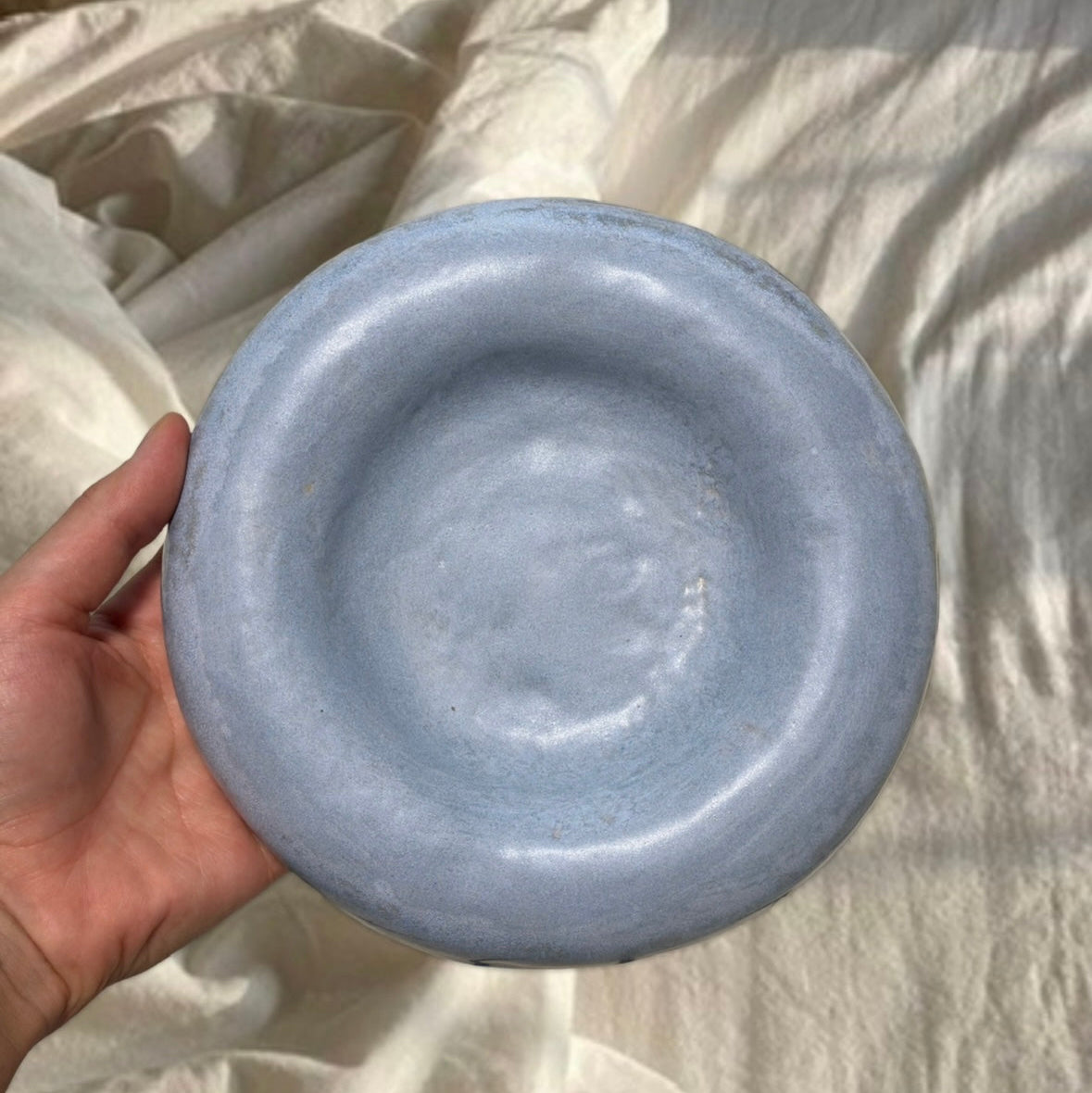 Handmade Coastal Blue Plate