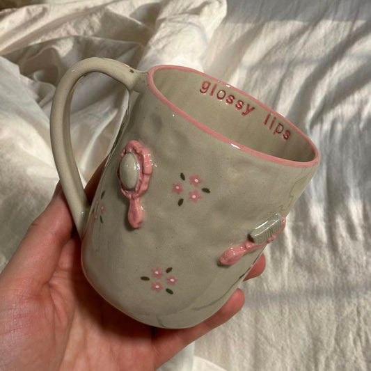 Handmade Pink Bridgerton Spring mug