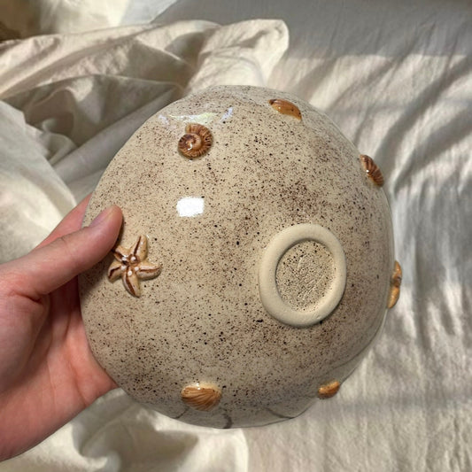 Handmade Coastal Salad Bowl
