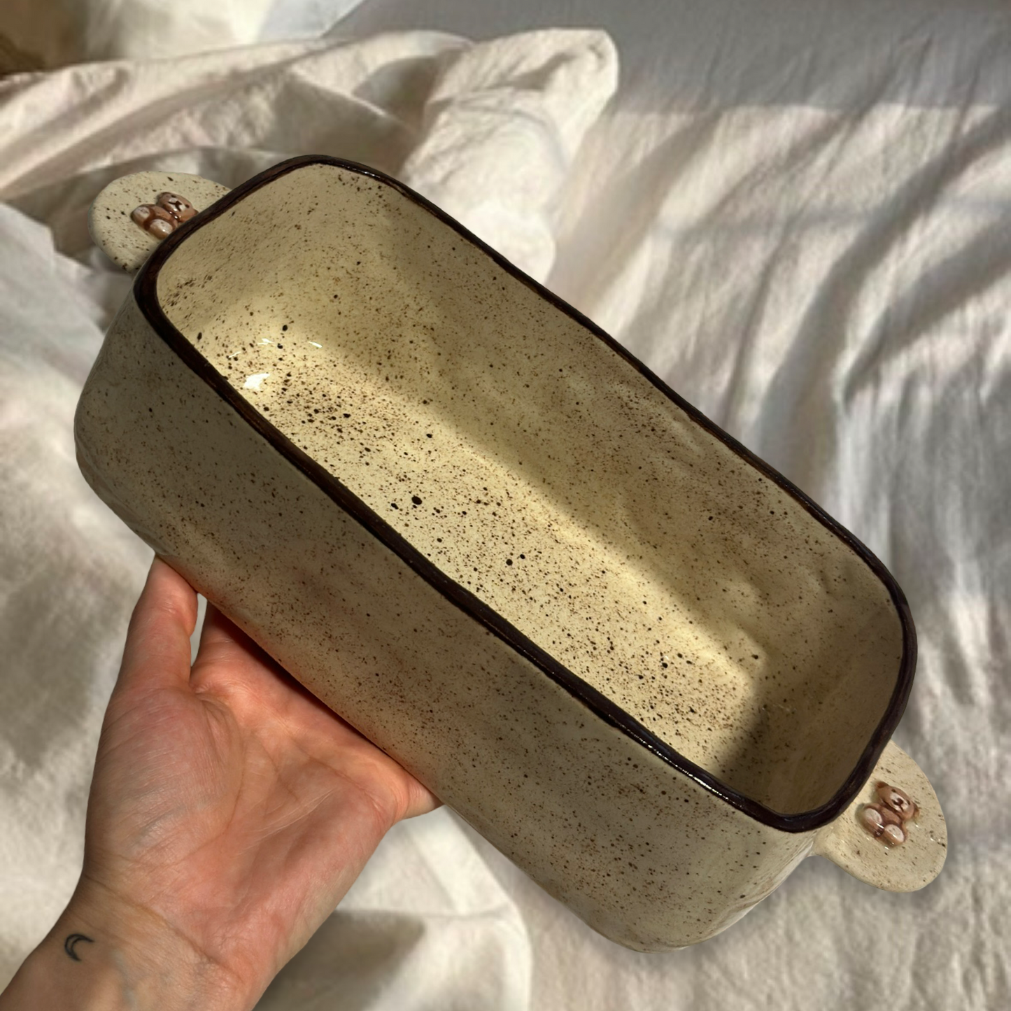 Handmade Teddy Bear Loaf Bread Tin